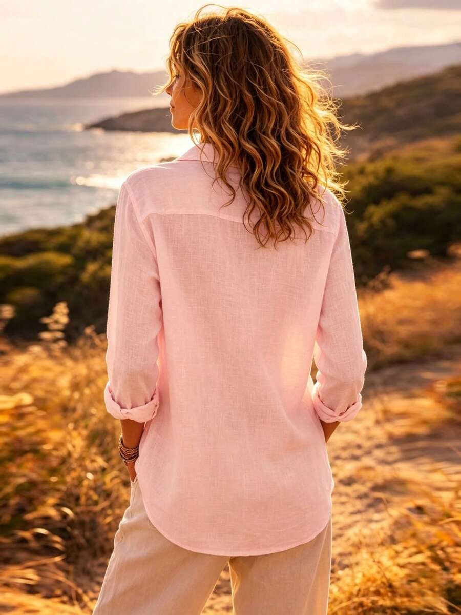 Amara linen blouse